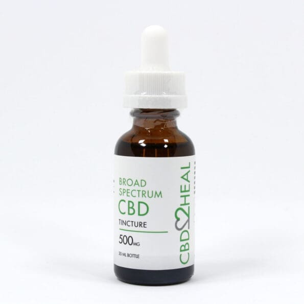 broad spectrum cbd tincture 500mg front view