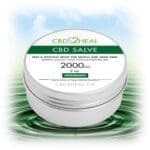 Peppermint CBD Healing Salve for Muscle & Joint Pain, 2000mg