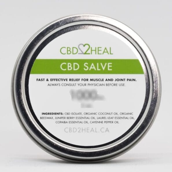 cbd salve for muscle and joint pain top view